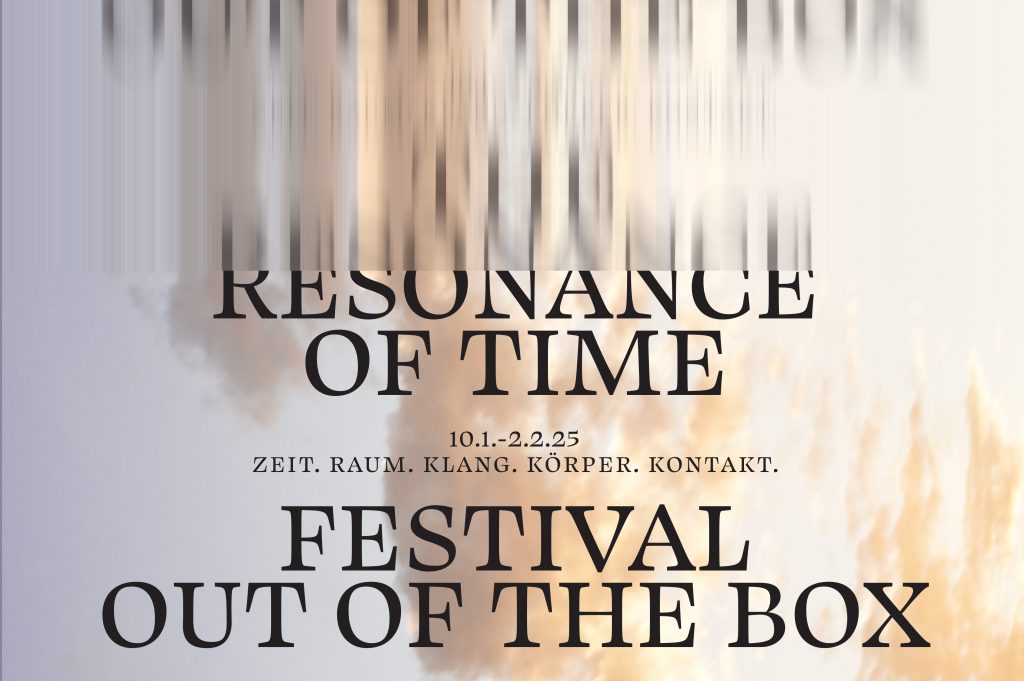 Key Visual Festival Out Of The Box 2025 The Resonance Of Time Wolken im Sonnenuntergang