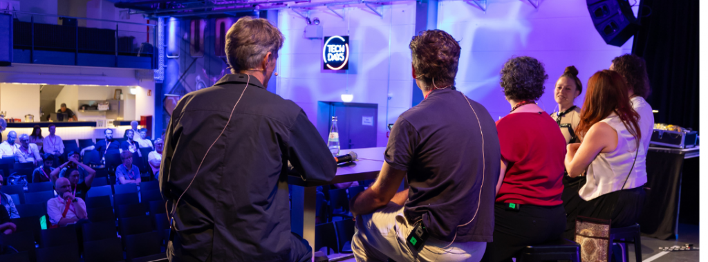 PANEL from Canvas To Code, Blended Art Space @ TechDays. Photo by Lehmeyer